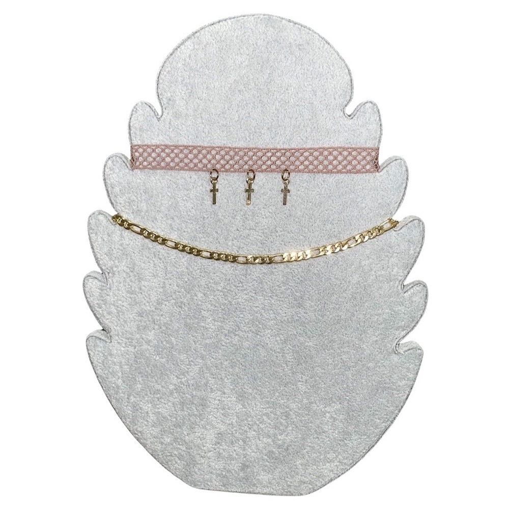 Gold Cross Necklace Set - 2pk